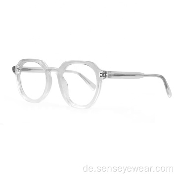 Spektakelscharbe Acetat Rahmen optische Brille Frauen Monturas